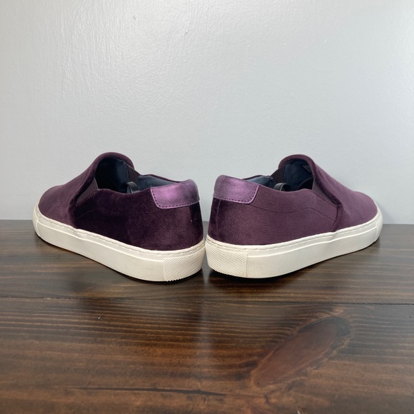 Skechers Vaso 49933 Burgandy Purple Velvet Casual Memory Foam Slip Ons 9.5 - Picture 11 of 14